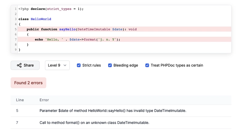 phpstan