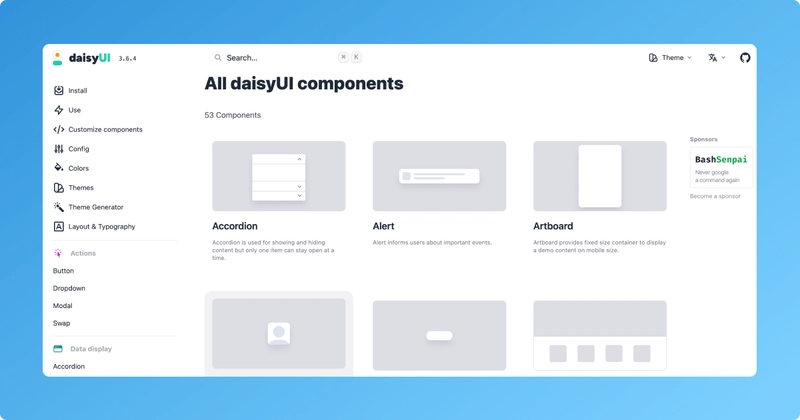 DaisyUI 组件