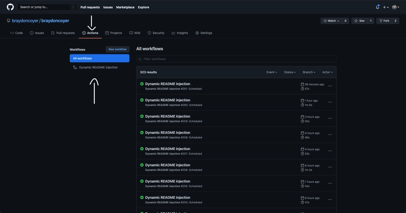 GitHub 上的行动