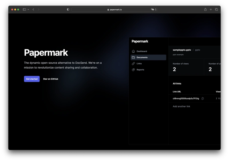 Papermark 应用程序
