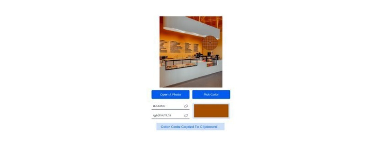 图像颜色选择器 Javascript