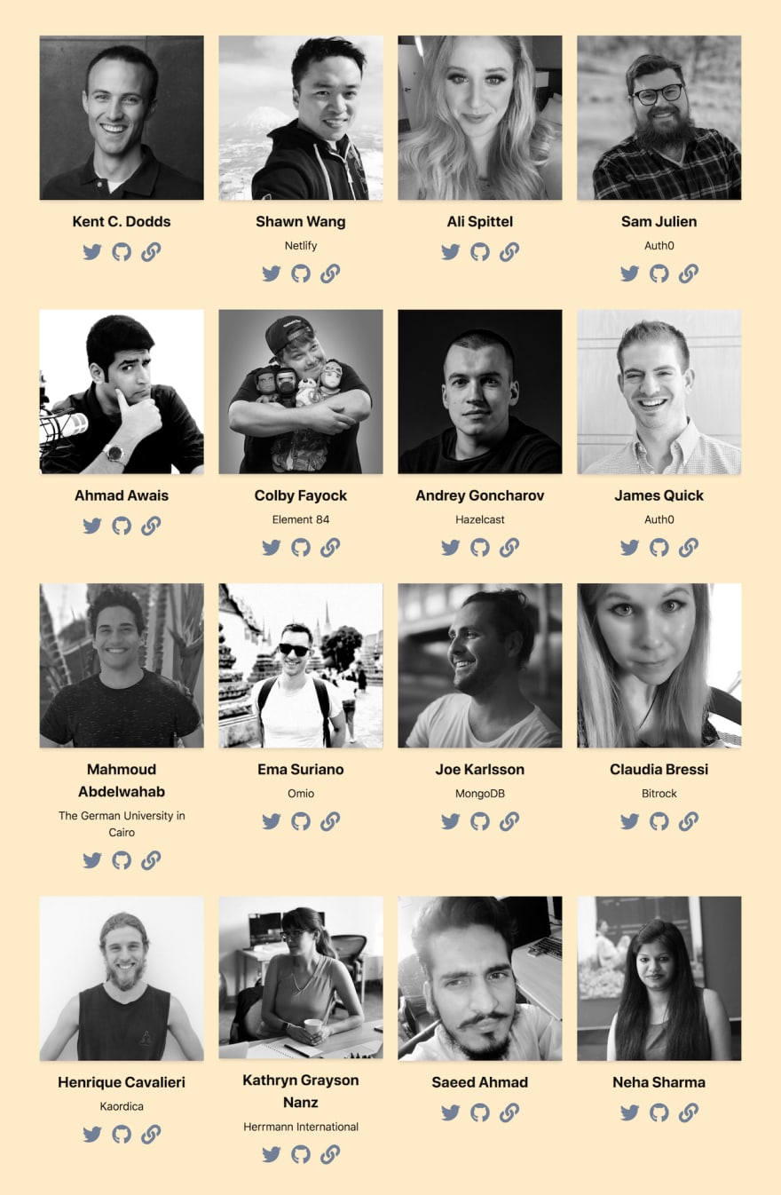 Byteconf React 2020 演讲者