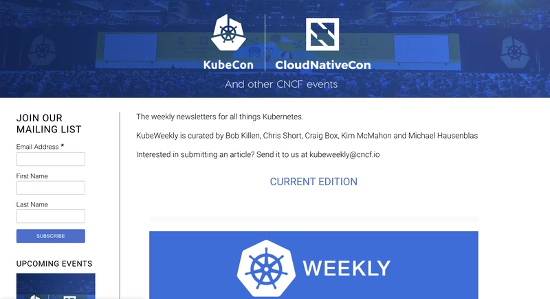 KubeWeekly 截图