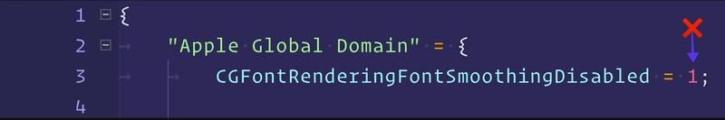Macos Mojave Cgfontsenderingfontsmoothingdisabled 1