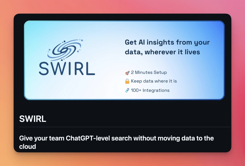 SWIRL——开源人工智能搜索