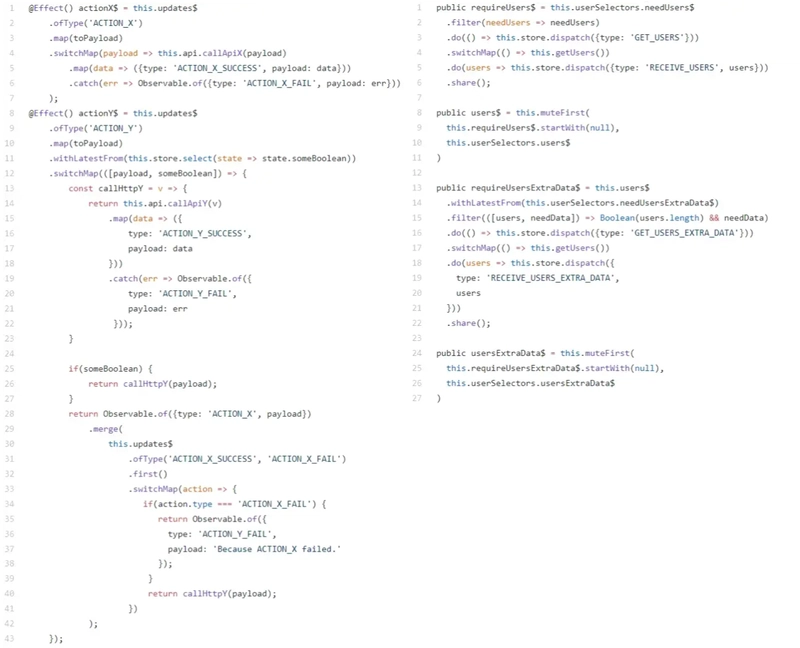 NgRx/Effects 与 RxJS