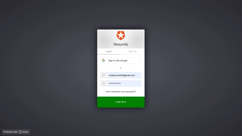 Auth0 登录
