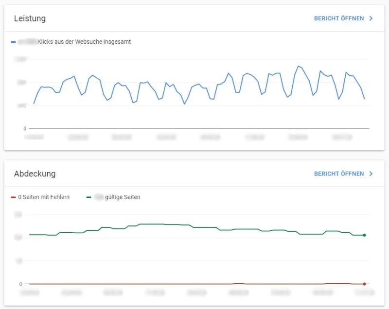 Google Search Console – 概览页面<br>
