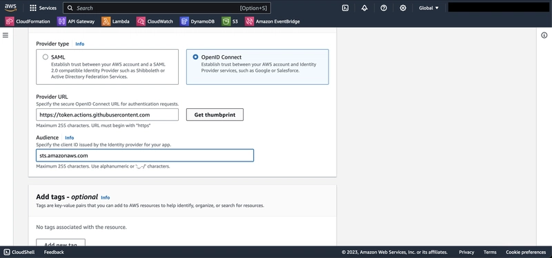 配置 GitHub 身份提供商 教程1