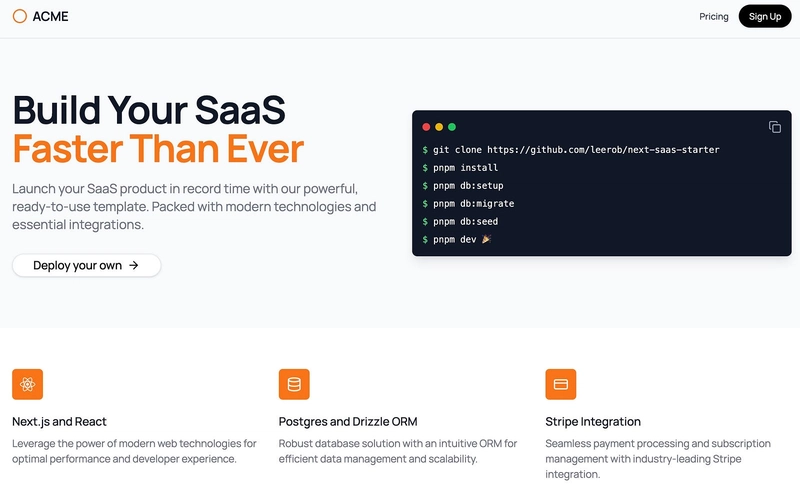 Next SaaS 入门