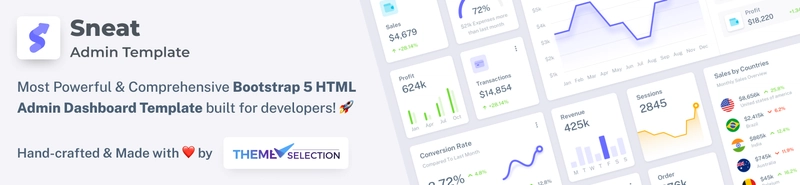 Sneat Bootstrap 5 HTML 管理模板