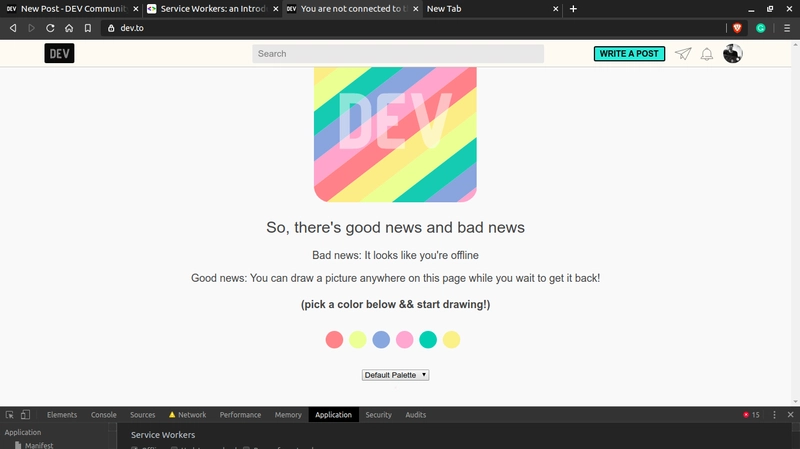 DEV.to 离线页面图片
