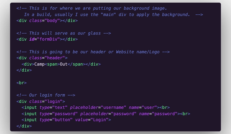HTML 代码