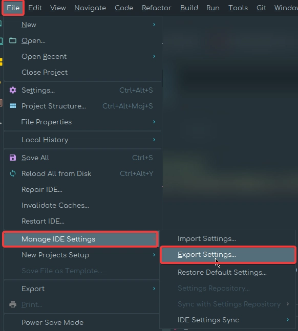 从 JetBrains IDE 导出设置