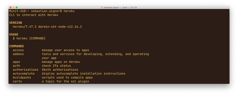 Heroku CLI