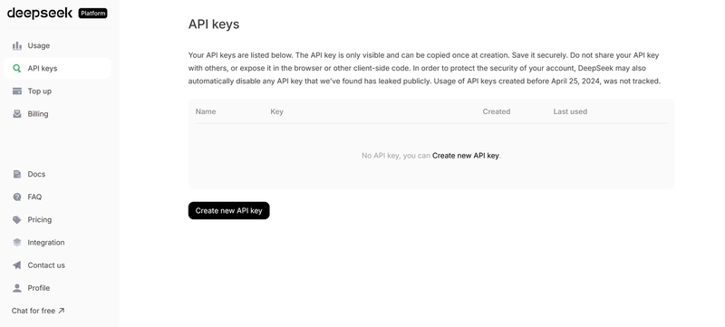 如何使用Deepseek API