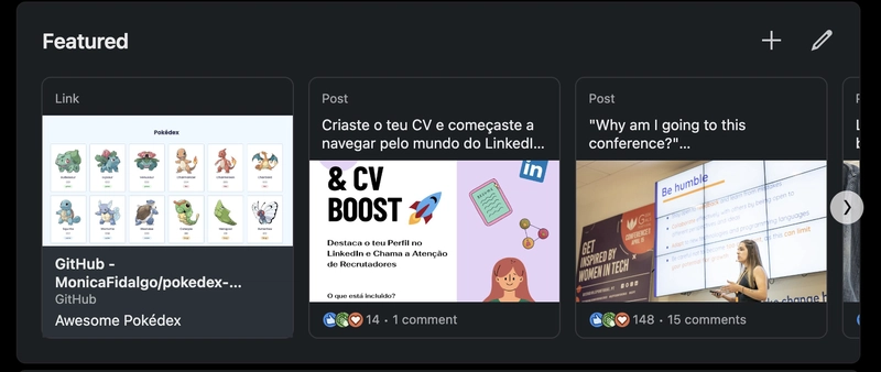 LinkedIn 精选栏目