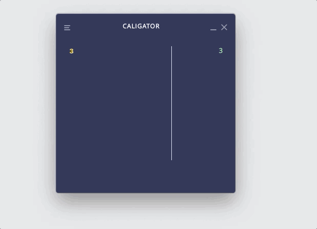 Caligator 算术运算符