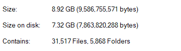 Windows 文件夹属性窗口