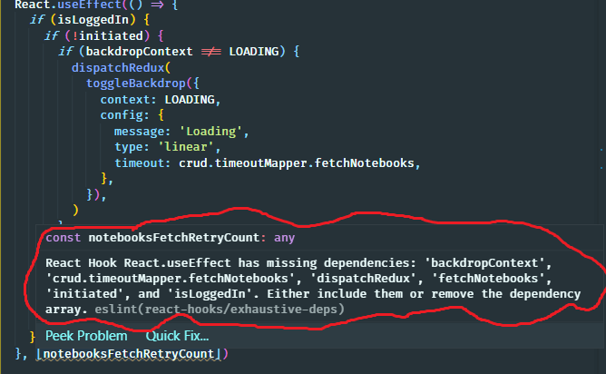 React Hooks TypeScript Lint