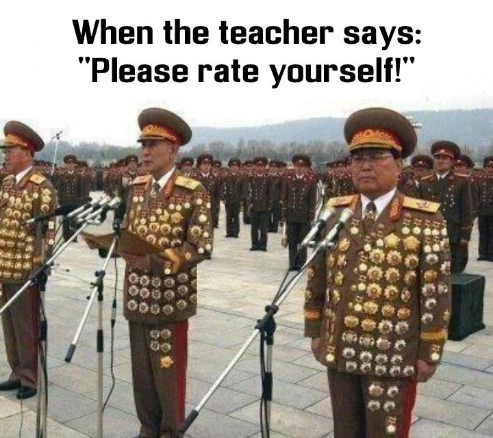 给自己评分