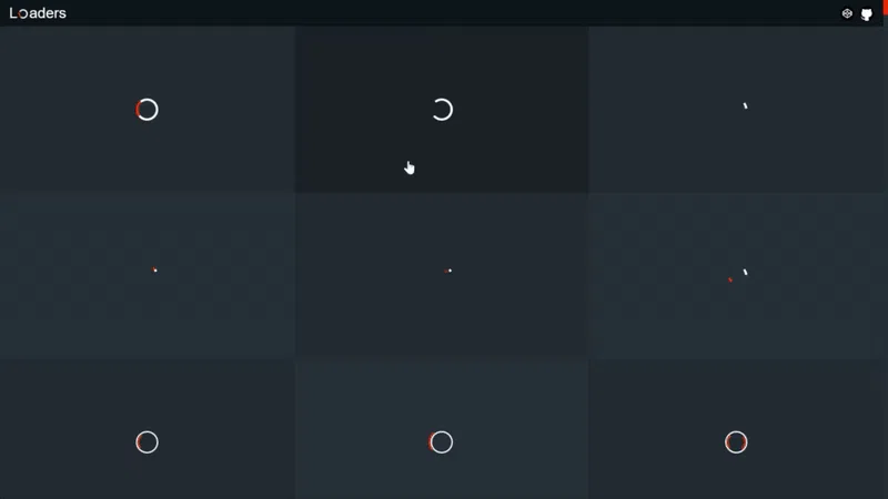 CSS 加载器和旋转器