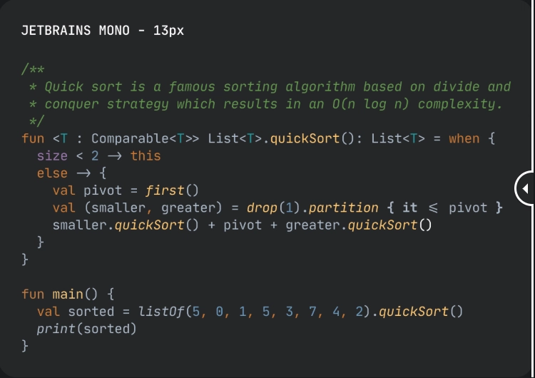 JetBrains Mono字体