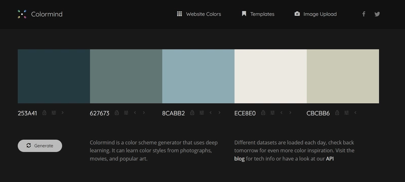 Colormind 主页