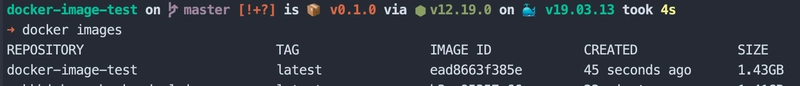 我们机器上的 docker 镜像