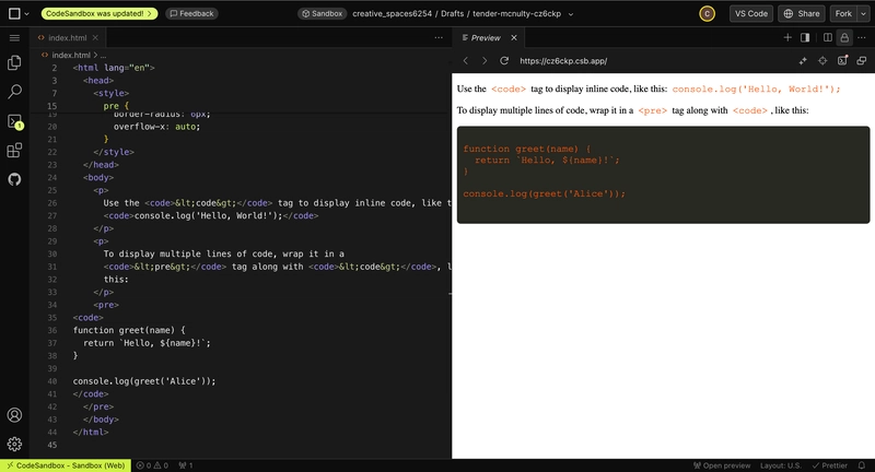 HTML 代码标签