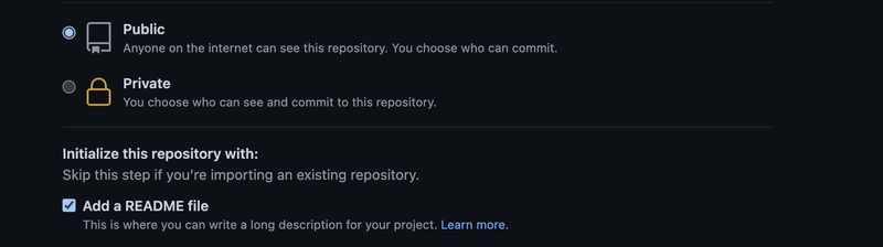 Github 组织 readme public init