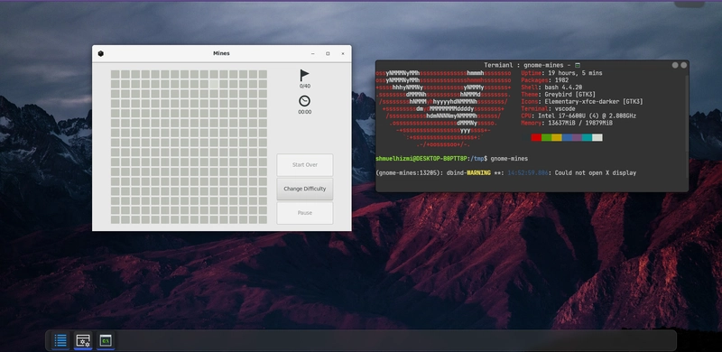 运行 gtk3 应用程序