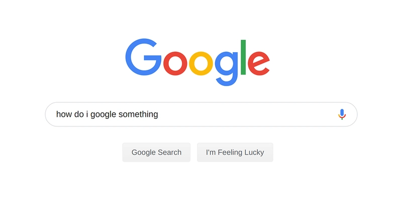 某人在 Google 上搜索“如何使用 Google”的截图