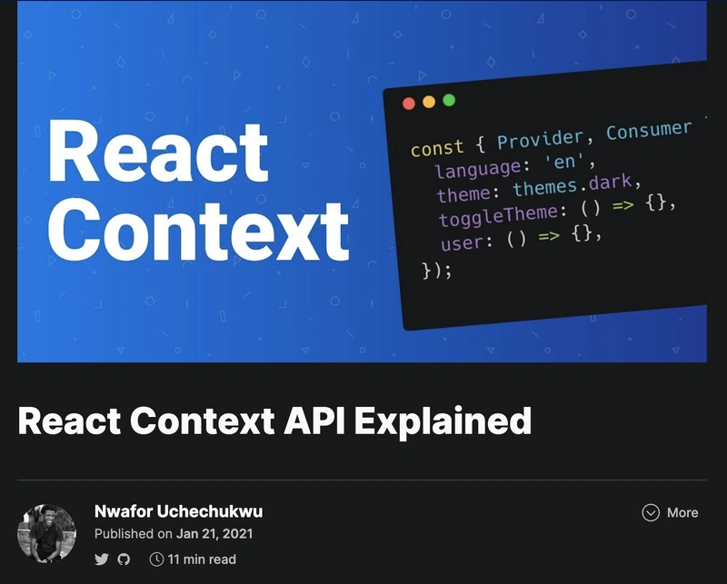 contextApi文章