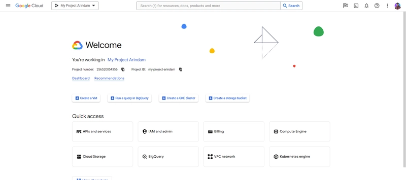 Google 云端控制台
