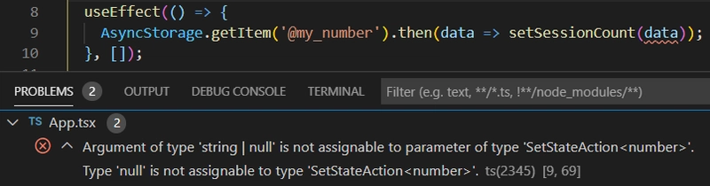 TypeScript 错误