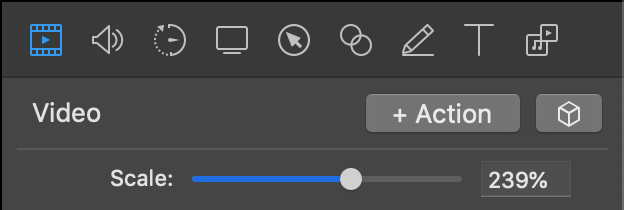 Screenflow 的视频缩放功能