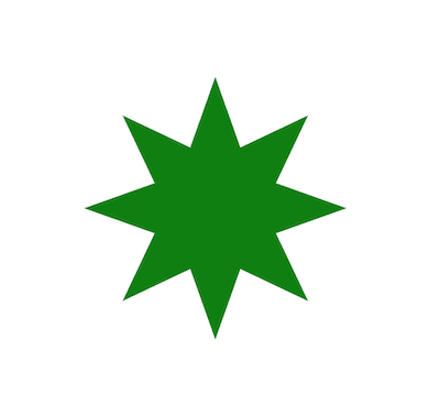 半径缩放的星形