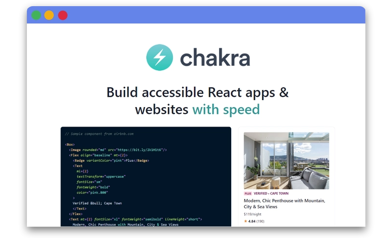 Chakra 用户界面