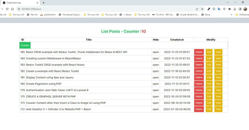 使用 Next.Js 13 构建简单的 CRUD API - hoanguyenit.com