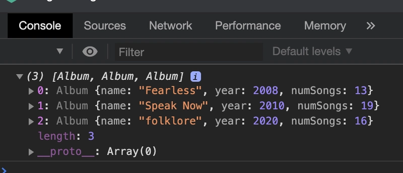 对象的 console.log