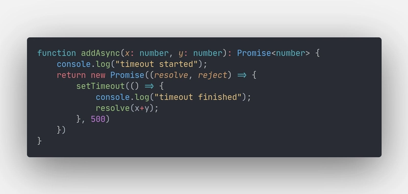 带有 Promises 的 addAsync