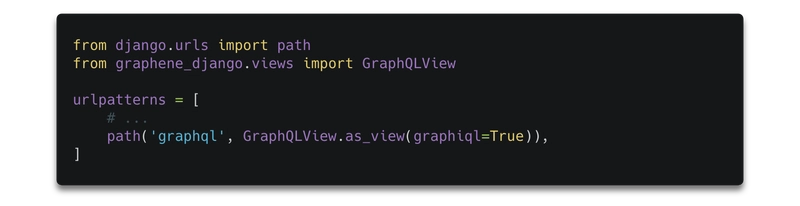 设置 graphql 端点
