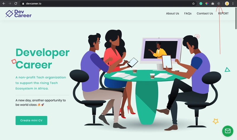 devcareer.io 主页