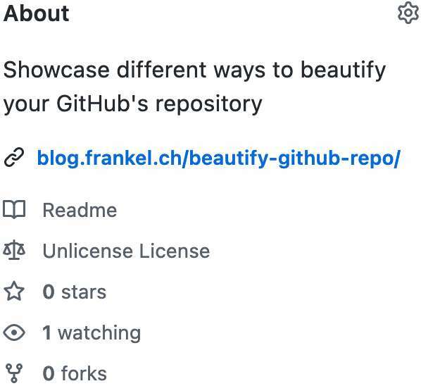 GitHub 存储库侧栏显示许可证