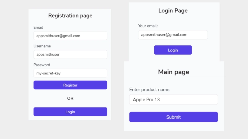 注册、登录和主页