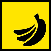 香蕉 CSS 徽标