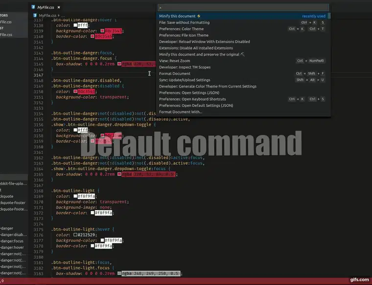 minifyAll VSCode 扩展