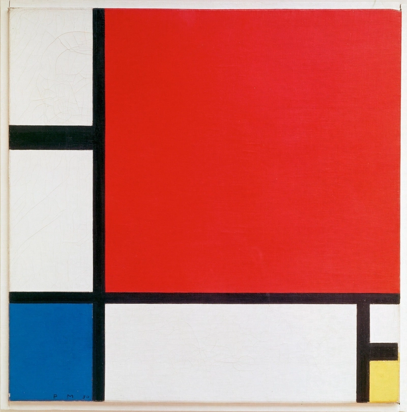皮特·蒙德里安 1930 年的艺术作品，