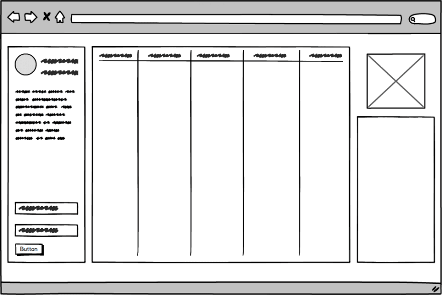 使用 balsamiq 制作的 UI 原型